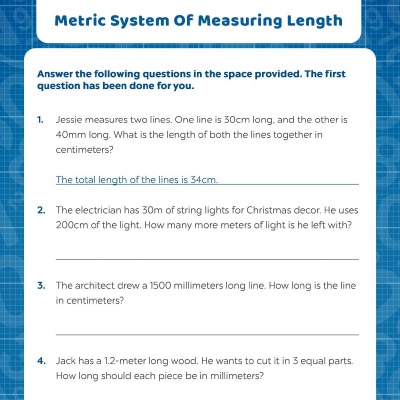 Metric System Of Measuring Length