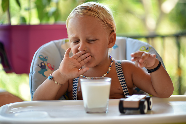 Milk allergy in children
