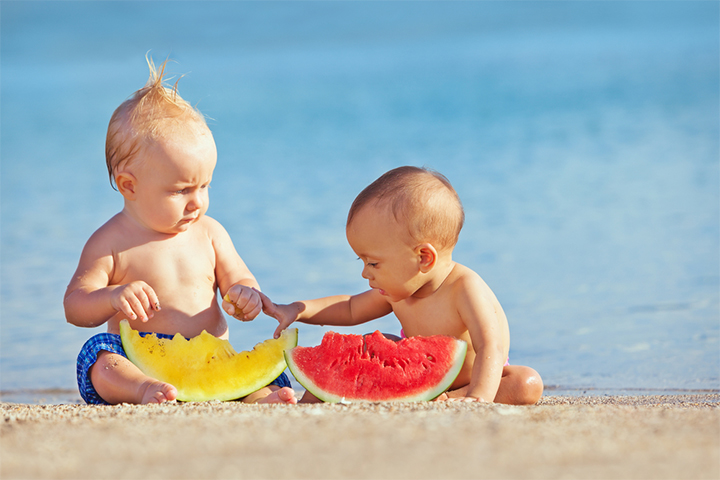Fruits are a great way to get your baby to start on solid foods