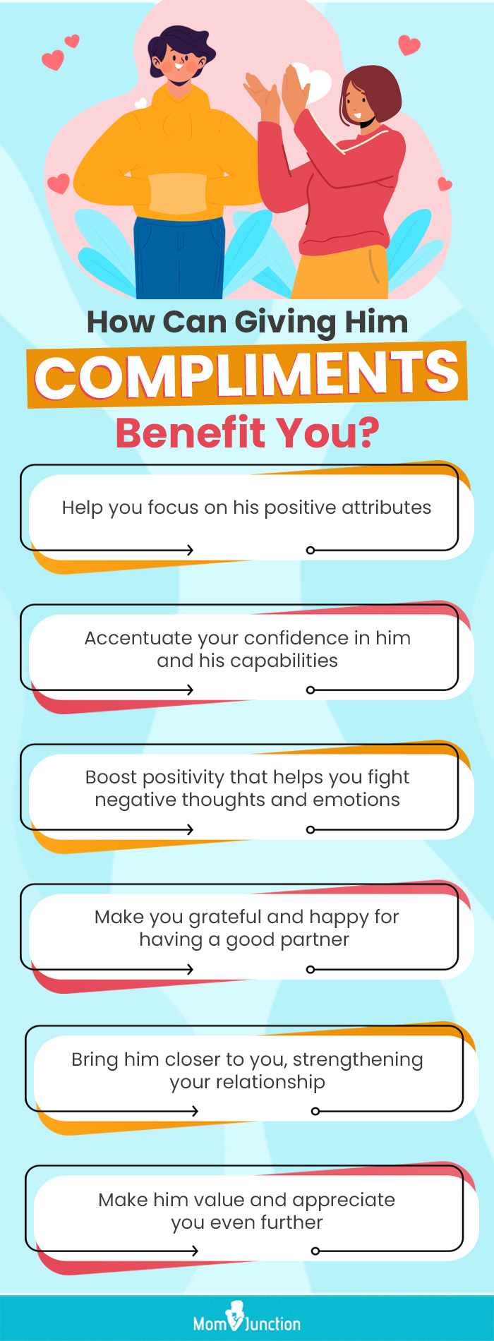 advantages of giving compliments for you (infographic)