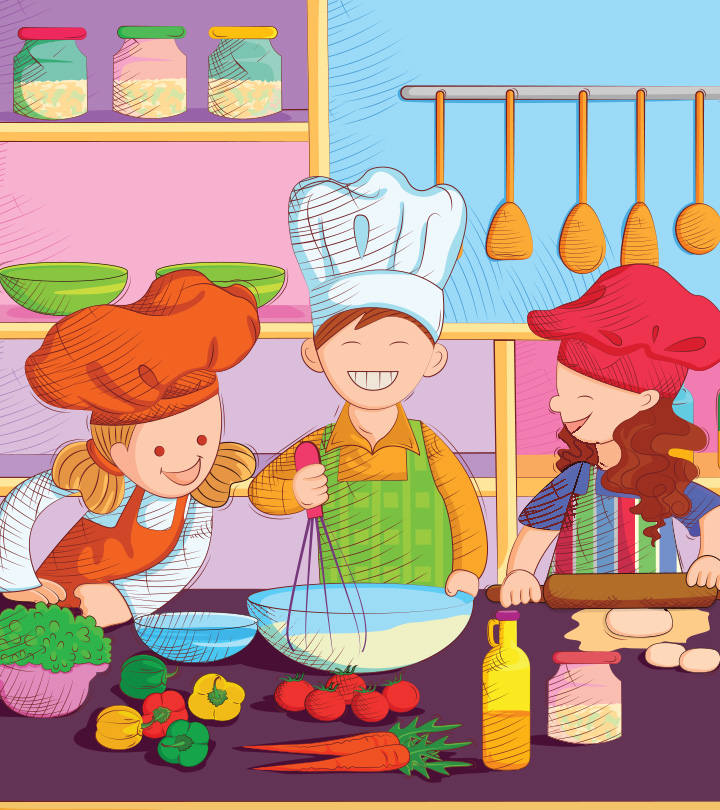 15参与烹饪游戏对孩子在家玩