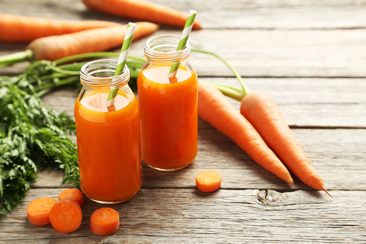 Carrot juice is a healthy juice during pregnancy