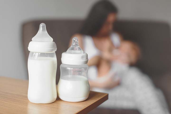 The breast milk composition changes during ovulation and menstruation.