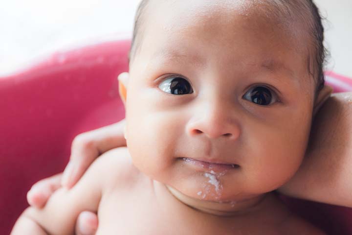Vomiting may be a sign of dairy allergy