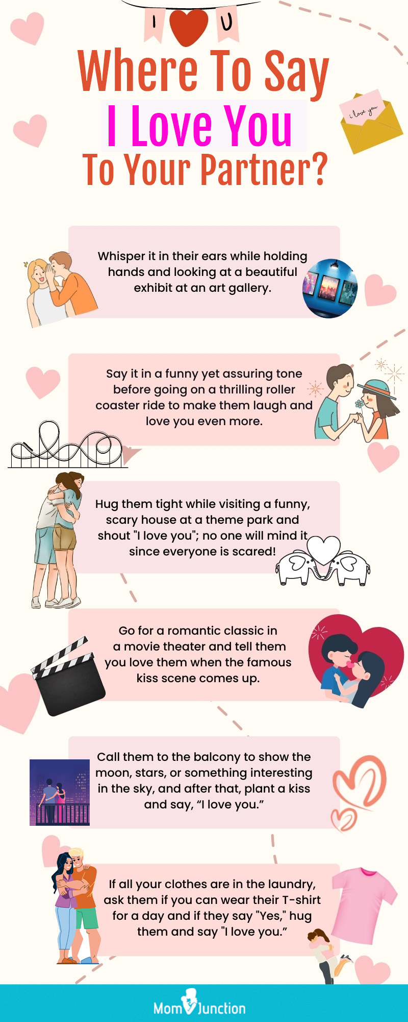 where to say i love you to your partner (infographic)