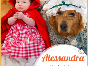 Alessandra, a vintage exotic name