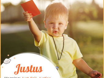Justus, a righteous name for your boy