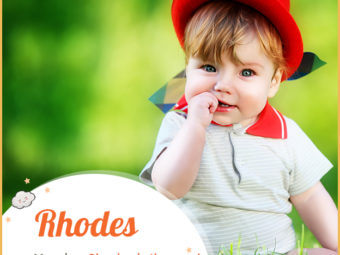 Rhodes, a topographic name