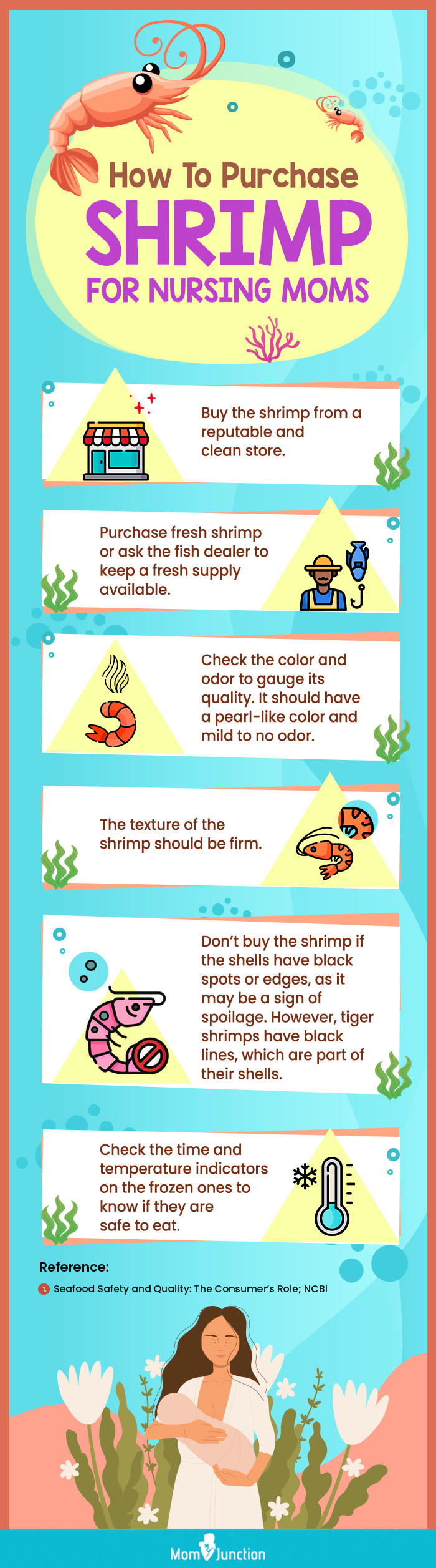 how to purchase shrimp for nursing moms (infographic)