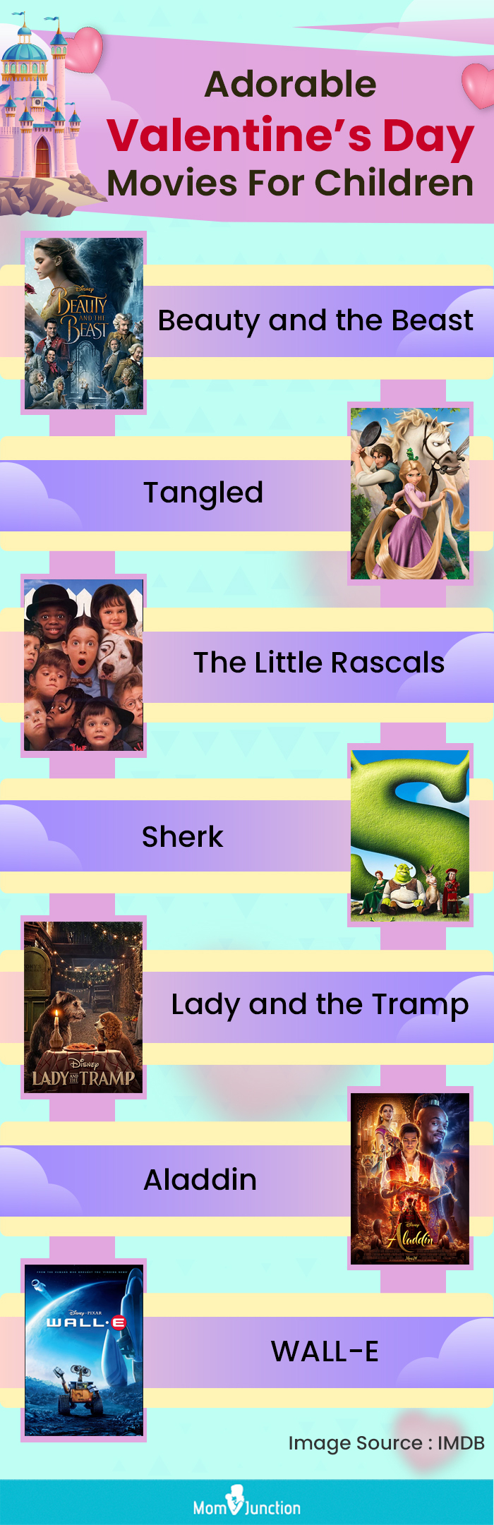 adorable valentines day movies for children (infographic)