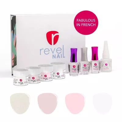 Revel Nail Dip Powders French Manicure Kit – Fabulous In French
