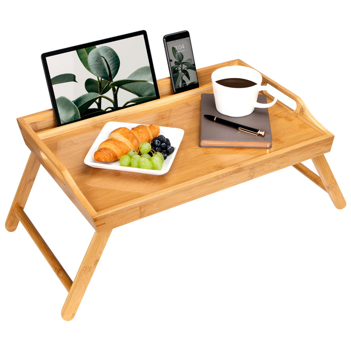 Rossie Home Media Bed Tray with Phone Holder