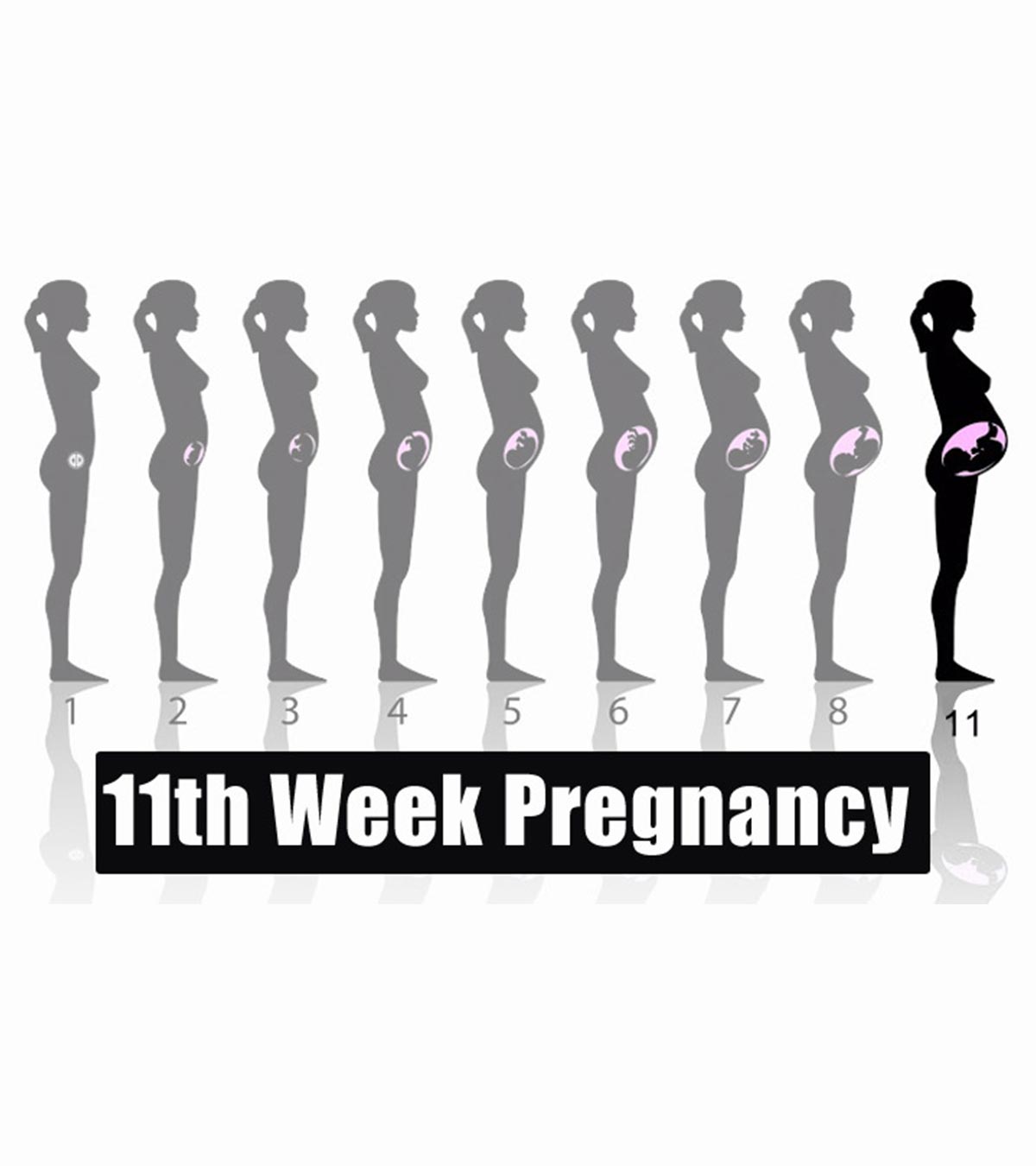 怀孕第11周:症状，婴儿发育和提示