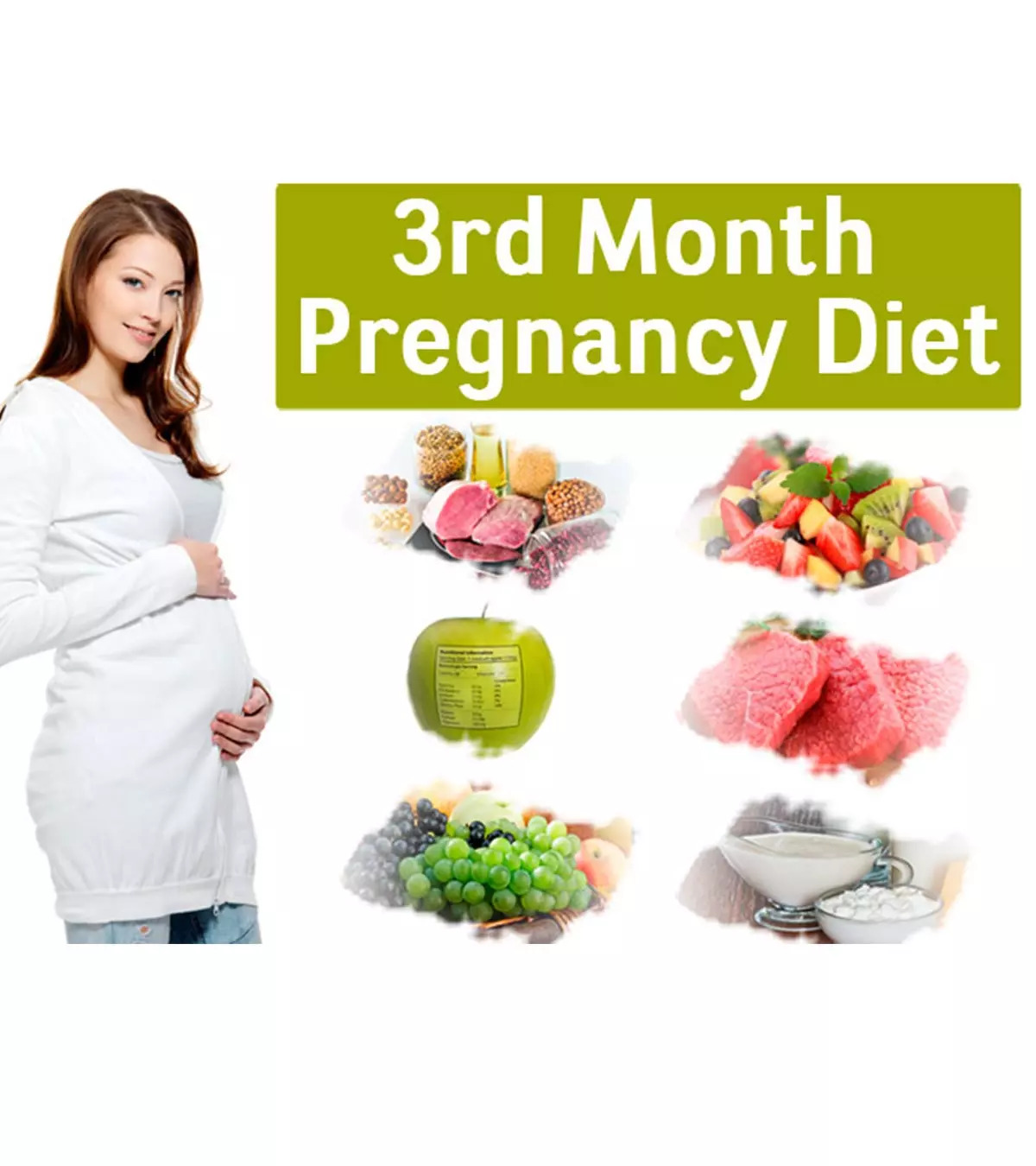 怀孕第3个月的饮食:哪些食物应该吃，哪些应该避免?