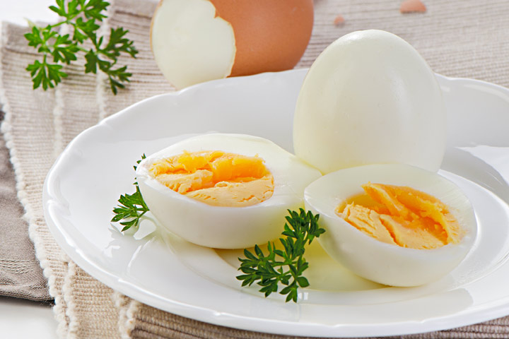 Hard-boiled egg recipe for kids