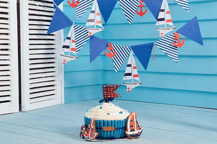 Sailor theme for first birthday party ideas