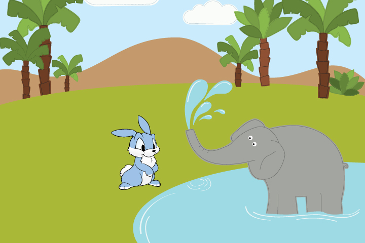 给孩子们的《大象和兔子》故事