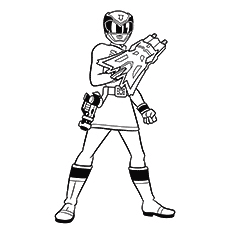 Power Ranger Samurai coloring page