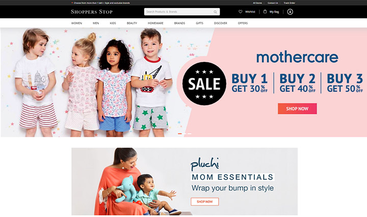 印度最好的儿童服装网站，购物者停止