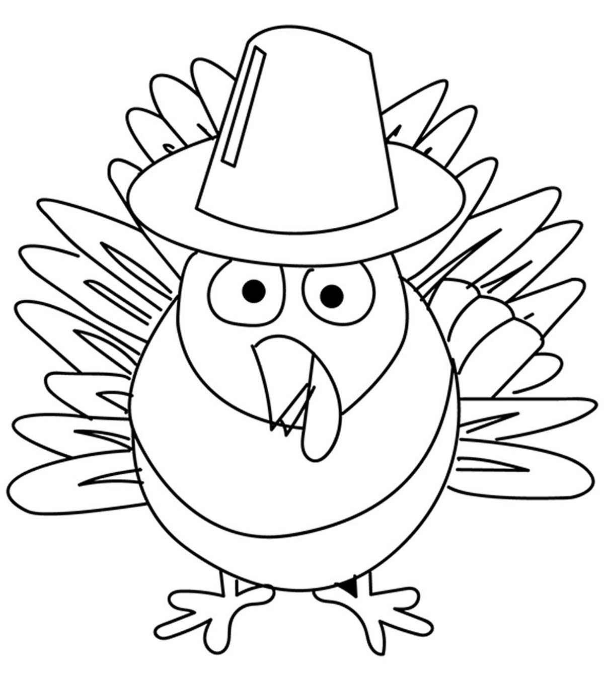 10个最好的感恩节火鸡涂色页，你的孩子会喜欢涂色的万博体育手机官方网站登录