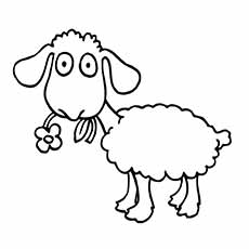 羊吃花彩绘页