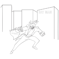 Joker coloring pages