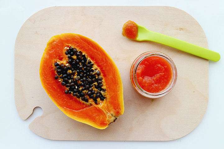 Papaya puree recipe for babies
