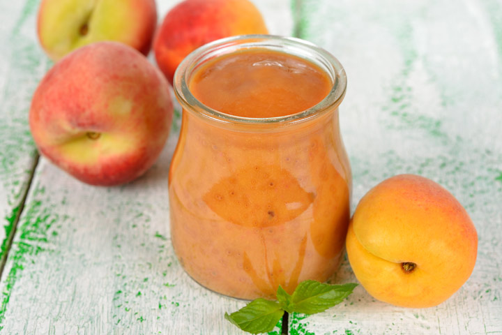 Peach puree recipe for babies