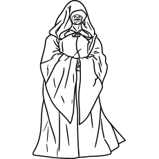 Starwars Palpatine known as the Darth Sidious or simply the Empero Coloring pages