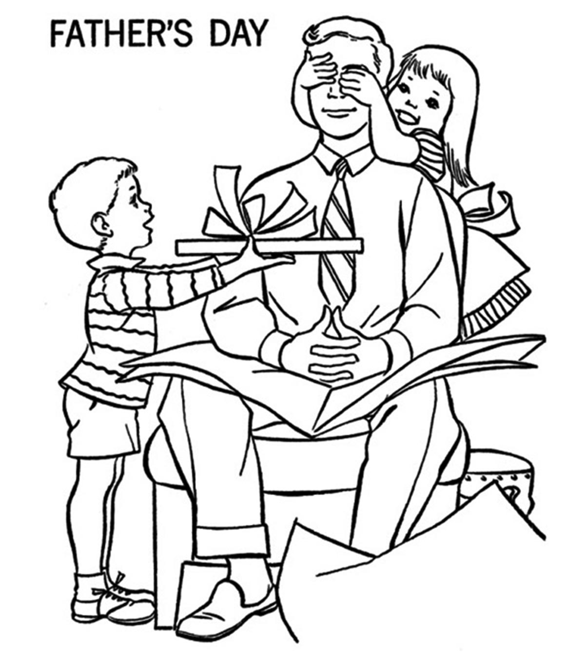 Top 20 Father's Day Coloring Pages For Toddlers