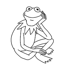 克米特的青蛙涂色页