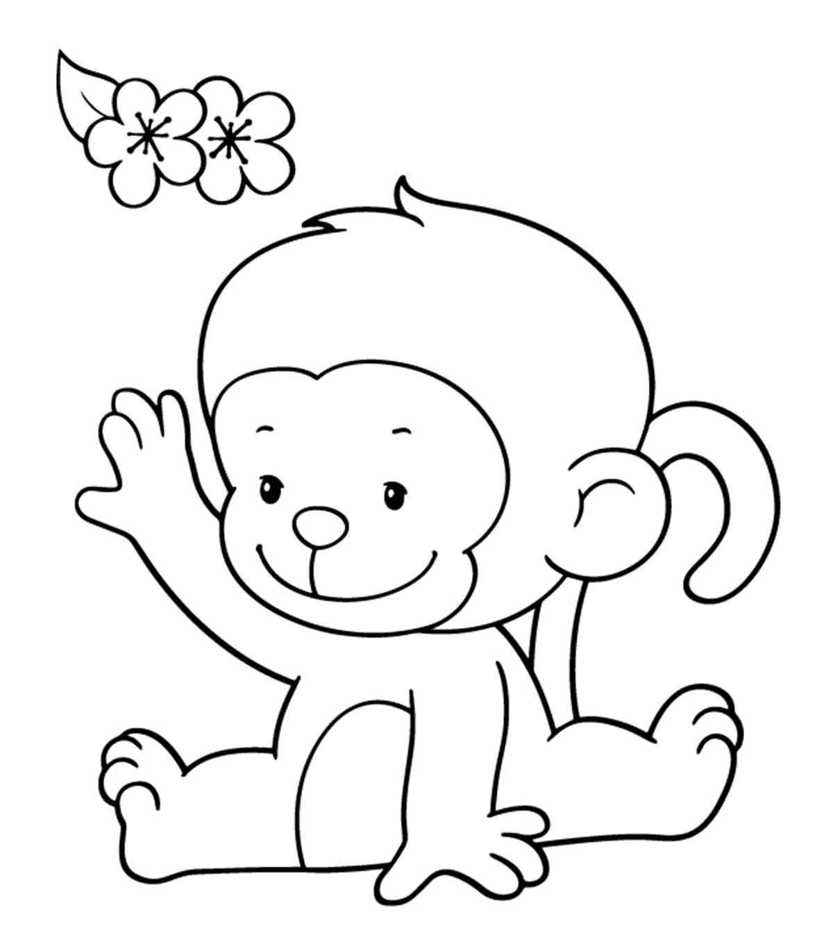 25个可爱的猴子涂色页，你的孩子会喜欢的万博体育手机官方网站登录