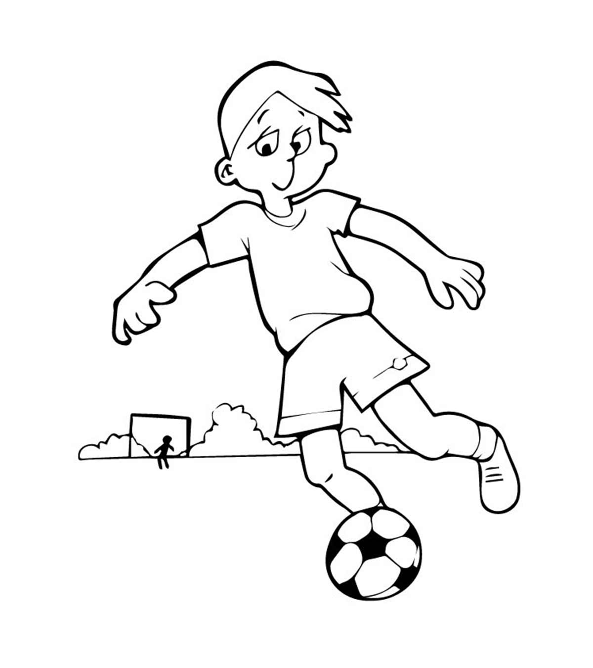 为热爱足球的孩子们准备的25个流行的足球涂色页