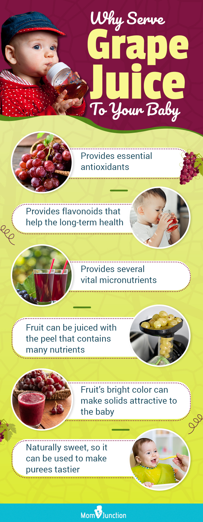 why serve grape juice to your baby (infographic)