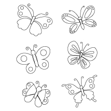 Beautiful Nature Butterflies coloring page