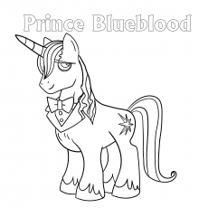 《蓝血王子》《我的小马》彩绘页