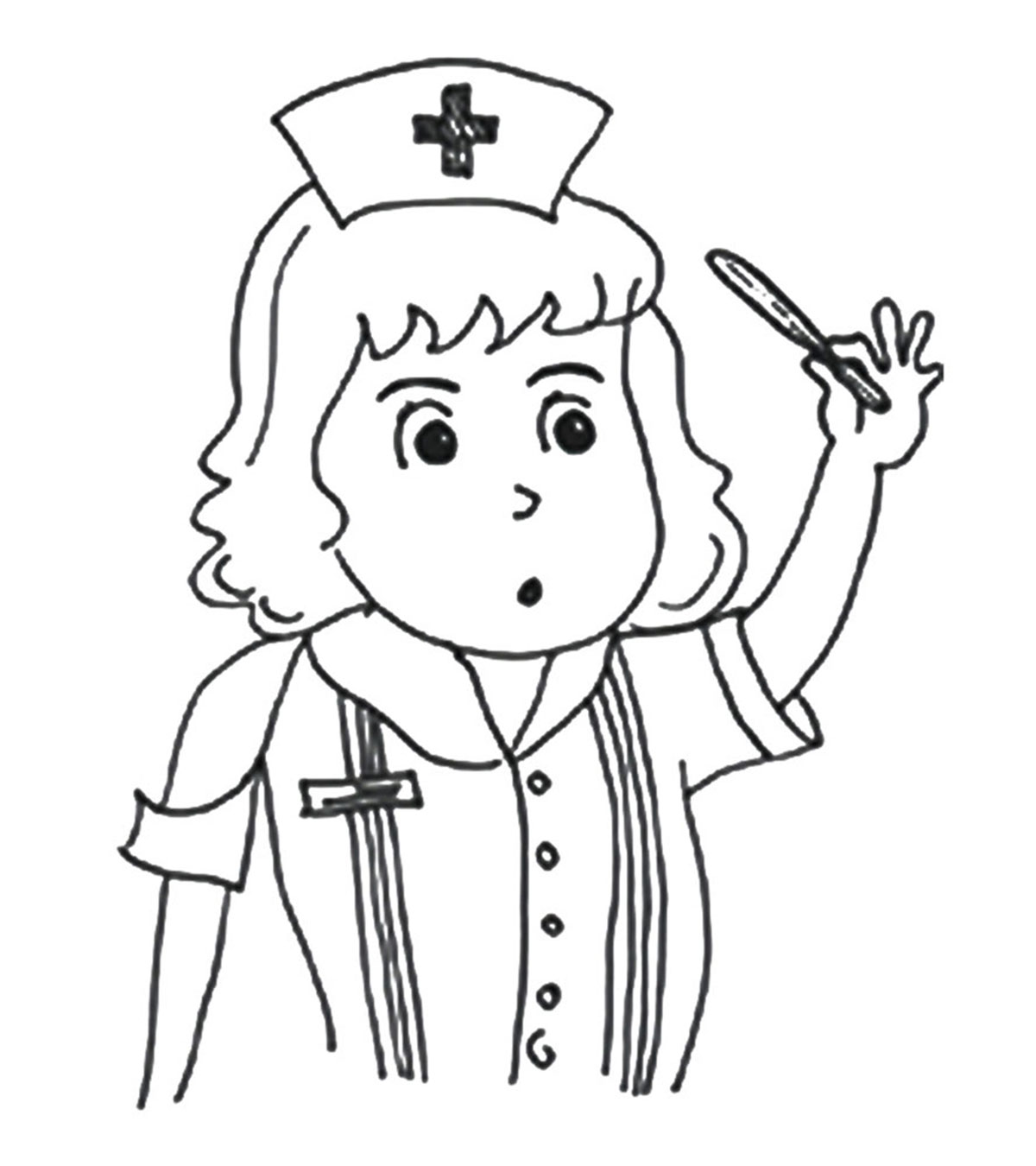 Top 25 Nurse Coloring Pages For Your Little Ones