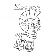 泽科拉，我的小马彩绘页