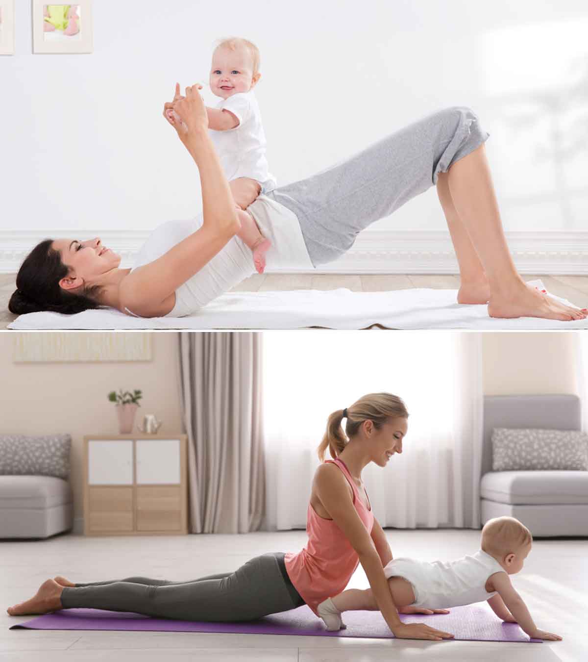 怀孕后和宝宝一起锻炼的21种有趣方法