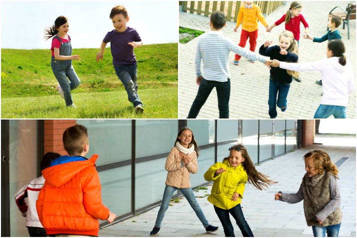跑步和接球是孩子们的有氧运动