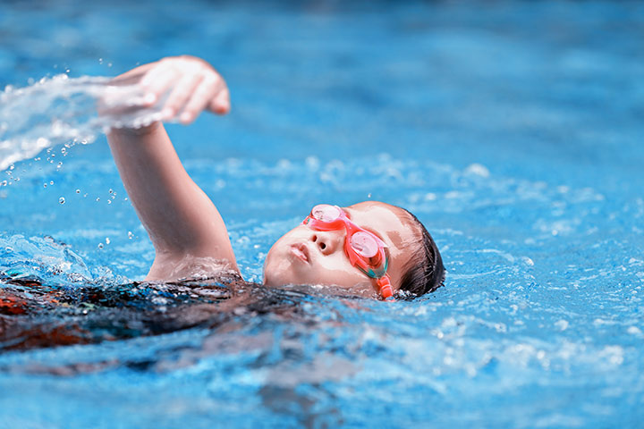 游泳活动是儿童的有氧运动