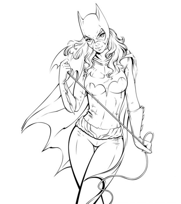 10 Beautiful Batgirl Coloring Pages For Your Little Ones