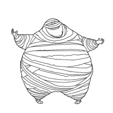Murray from Hotel Transylvania coloring page online