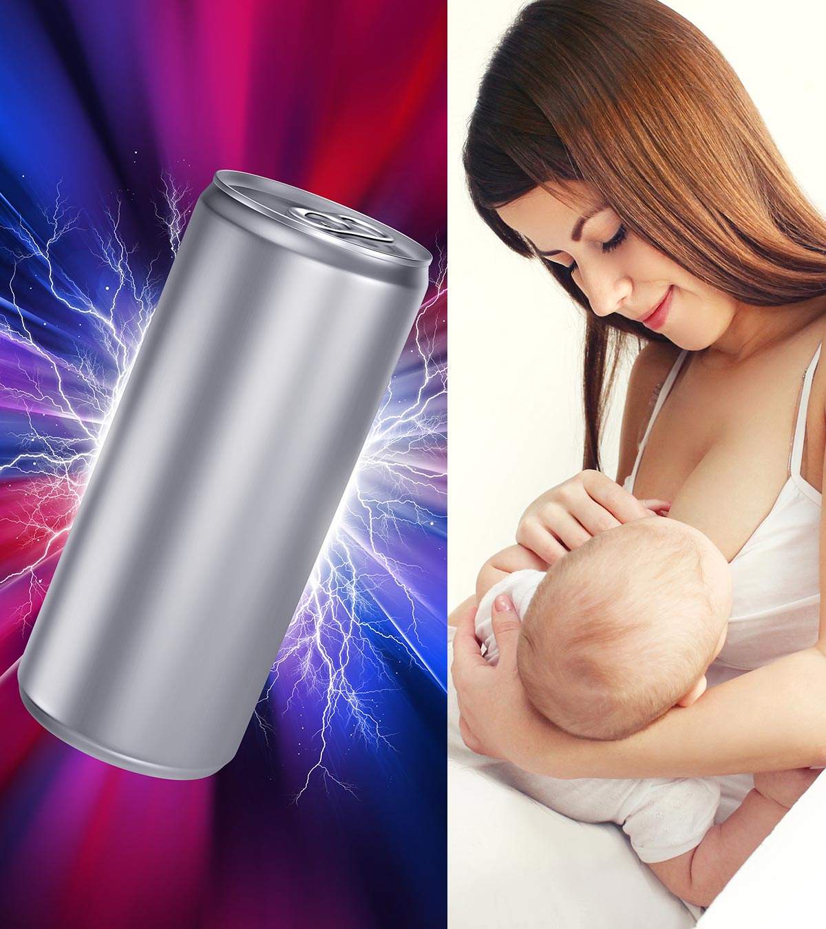 母乳喂养时喝能量饮料安全吗?