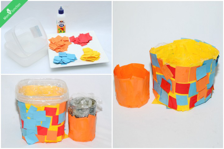 为青少年设计的纸制陶罐艺术和工艺创意