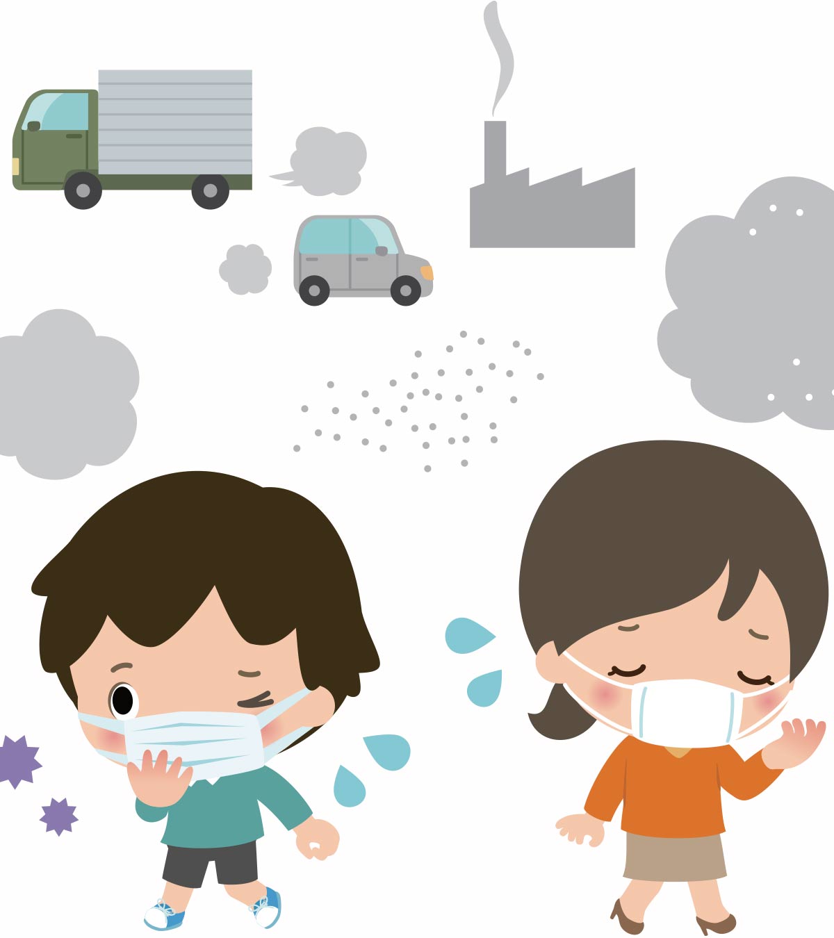儿童空气污染事实和信息