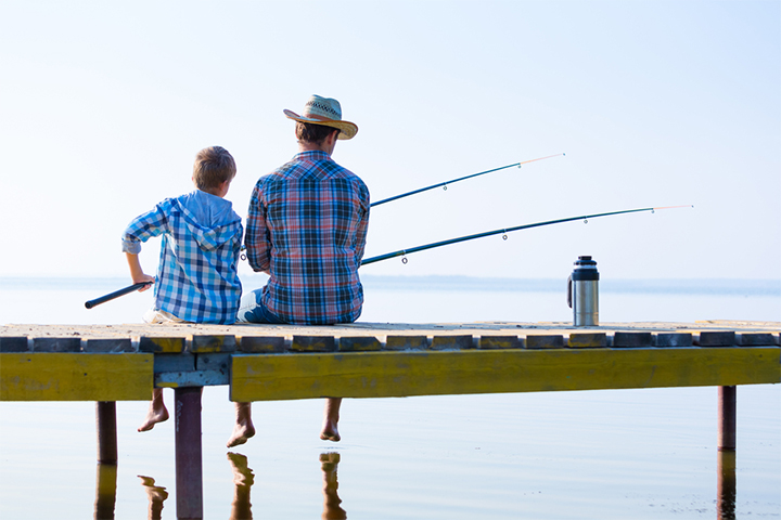 钓鱼不仅仅是钓鱼，更多的是和你的孩子独处的时间