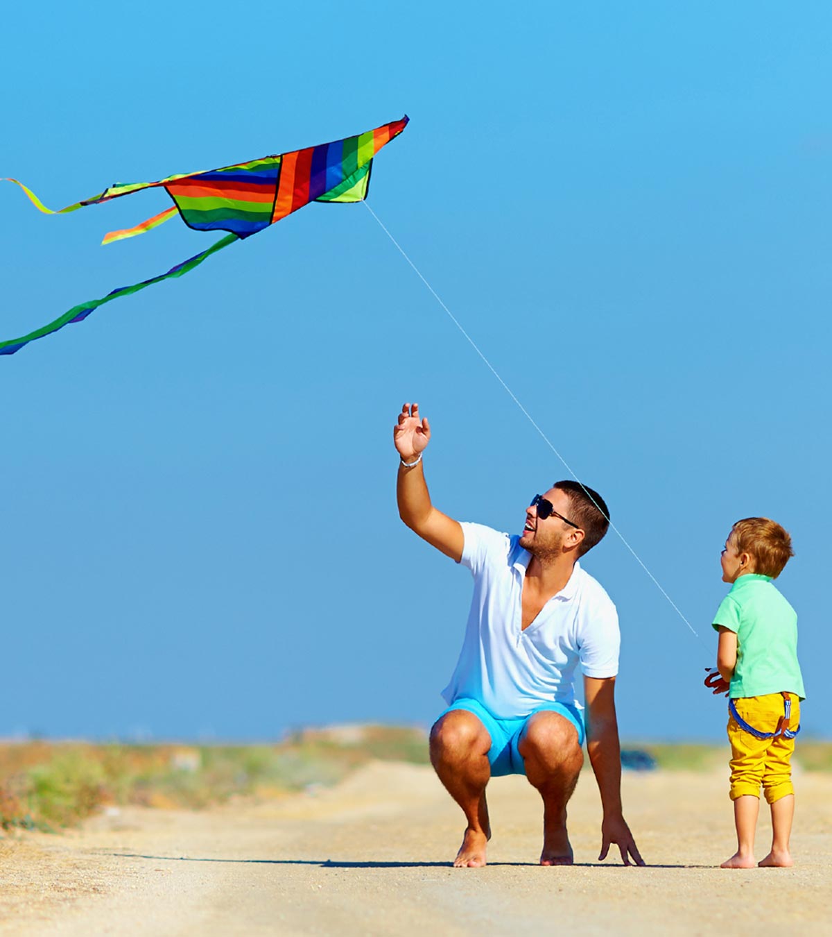6个简单的步骤和你的孩子一起放风筝