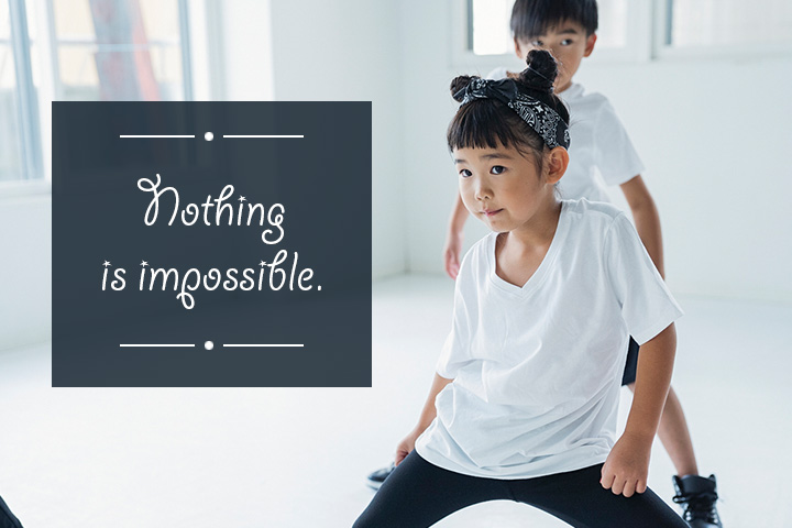 没有什么是不可能的，积极鼓励孩子的话