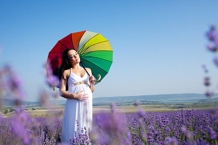彩虹图片孕妇照片的想法